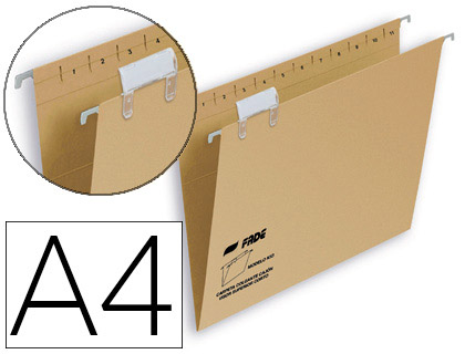 Carpeta colgante kraft eco Fade A4